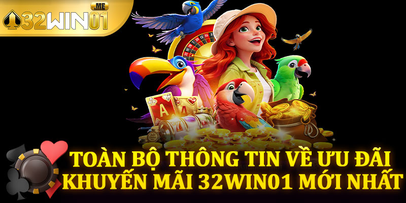 Toàn Bộ Thông Tin Về Ưu Đãi Khuyến Mãi 32win01 Mới Nhất